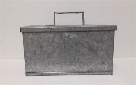 box with metal trout on sliding lid|Amazon.com: Metal Boxes With Lids.